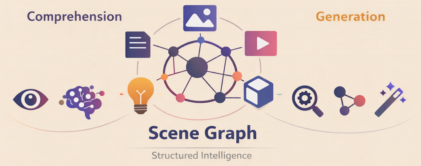 Scene Graph Structured Intelligence cover figure